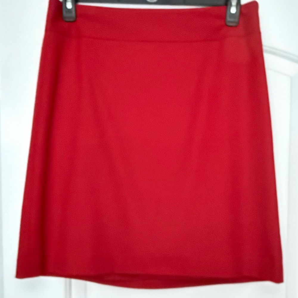 Talbots Vibrant Red Mini Skirt